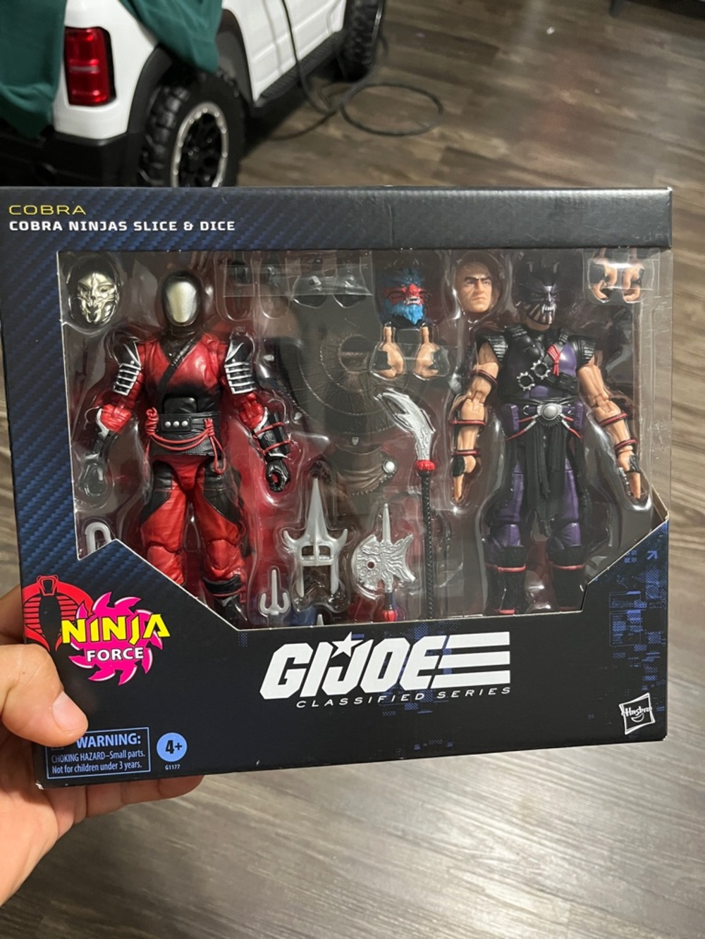 Hasbro G.I. Joe Cobra Ninjas Slice & Dice 2-Pack - Red & Purple